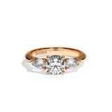 Solitaire Trilogie Femme Diamant Rond - La Loyale