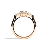 Solitaire Trilogie Femme Diamant Rond - La Loyale