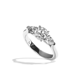 Solitaire Trilogie Femme Diamant Rond - La Loyale