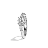 Solitaire Trilogie Femme Diamant Rond - La Loyale