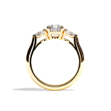 Solitaire Trilogie Femme Diamant Rond - La Loyale
