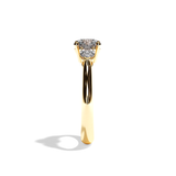 Solitaire Trilogie Femme Diamant Rond - La Loyale
