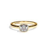 Bague de Fiançailles / Solitaire Diamant - L'Equitable Coussin
