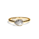 Bague de Fiançailles / Solitaire Diamant - L'Equitable Poire
