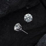 Puces Diamant Taille Emeraude - La Captivante