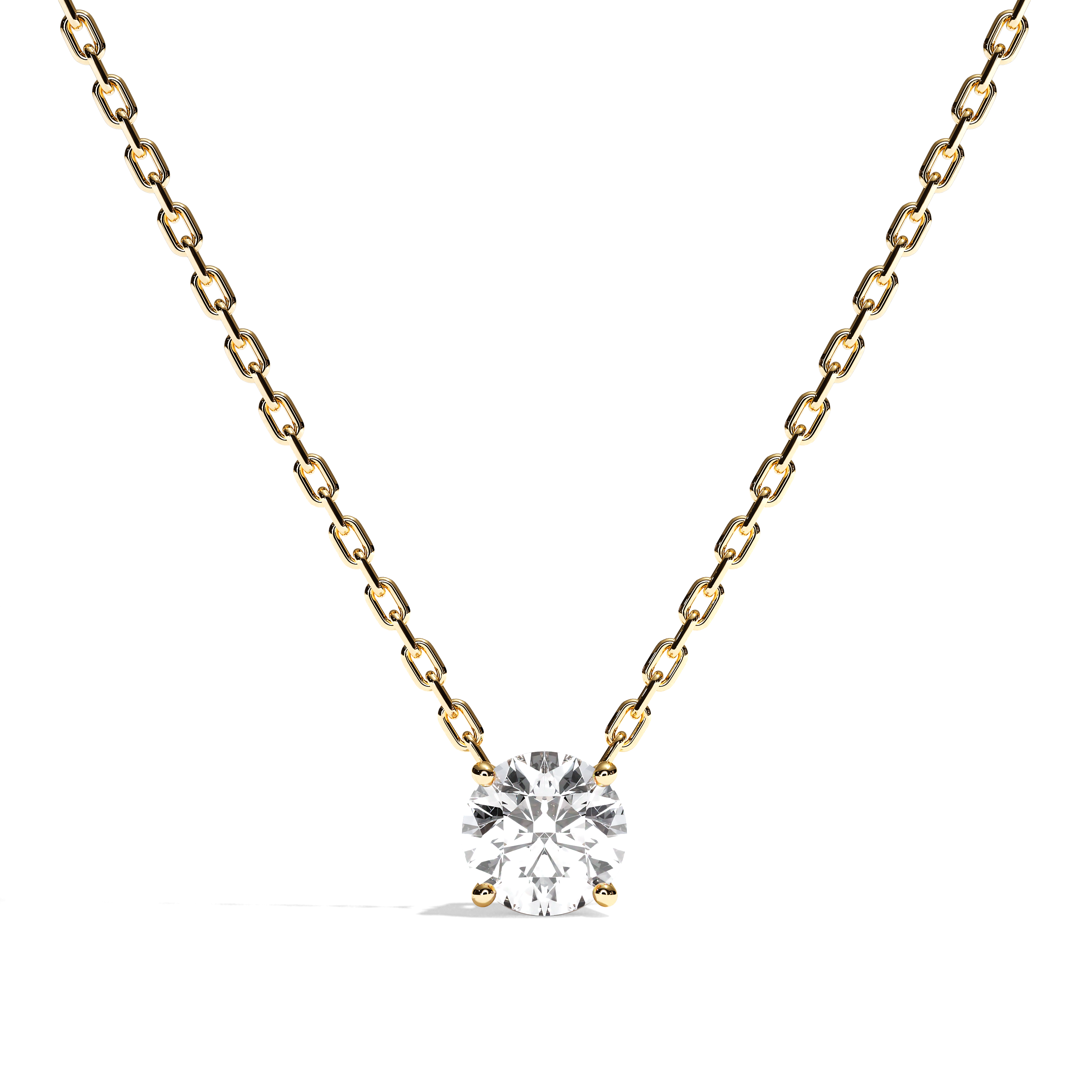 Collier Diamant Rond - La Patiente
