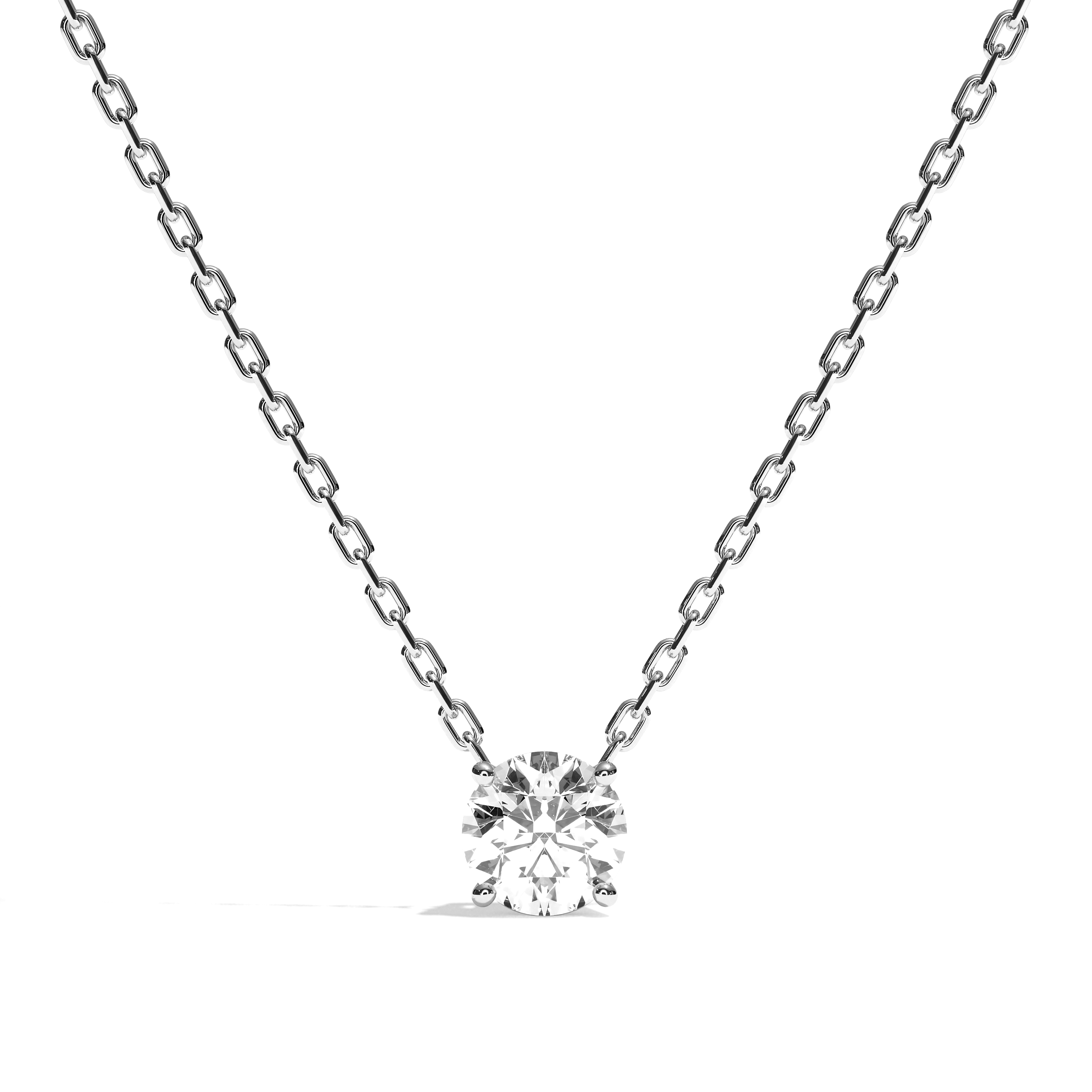 Collier Diamant Rond - La Patiente
