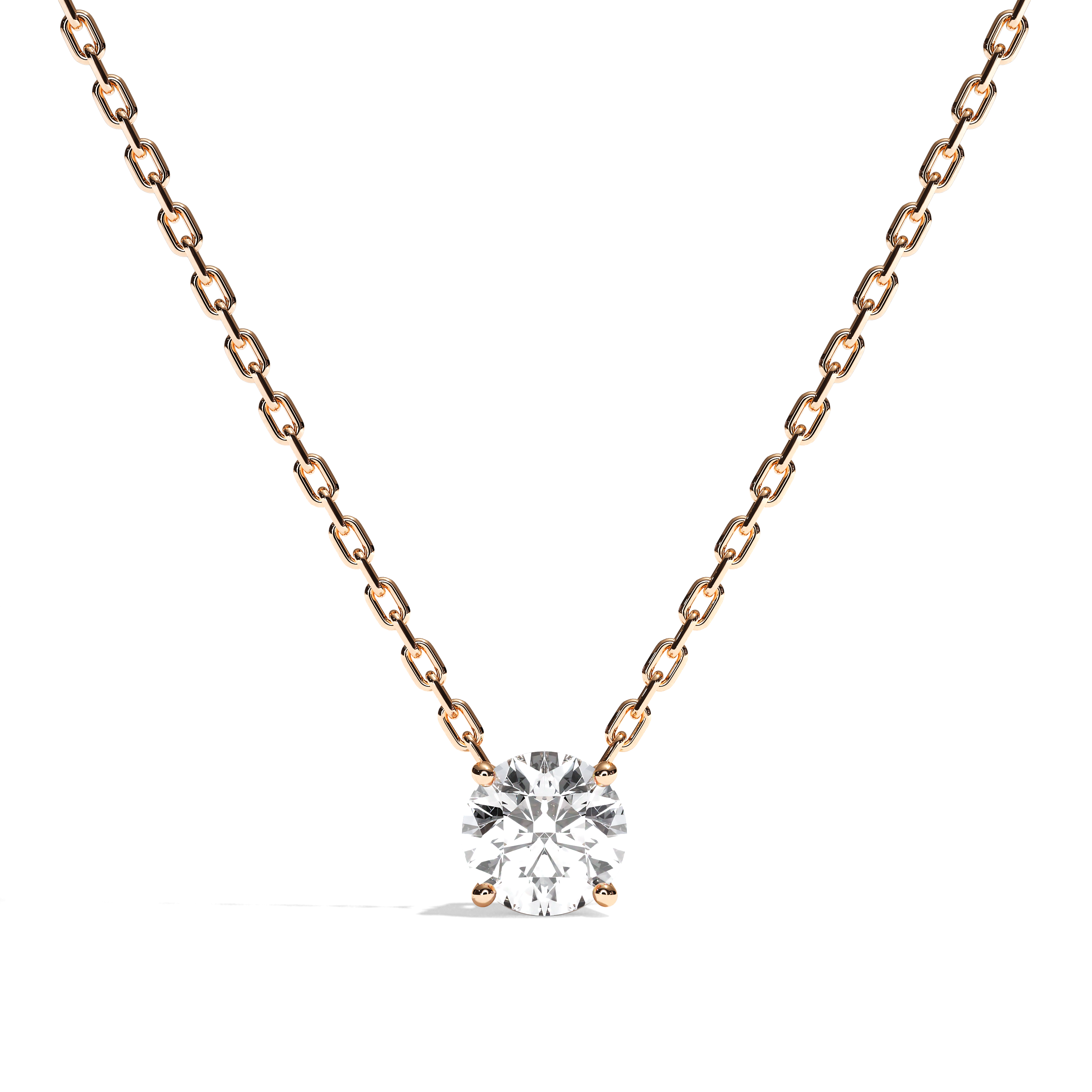 Collier Diamant Rond - La Patiente