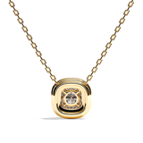 Collier Diamant Rond - Double Entourage - La Radieuse