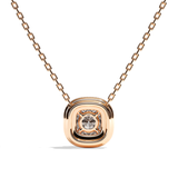 Collier Diamant Rond - Double Entourage - La Radieuse