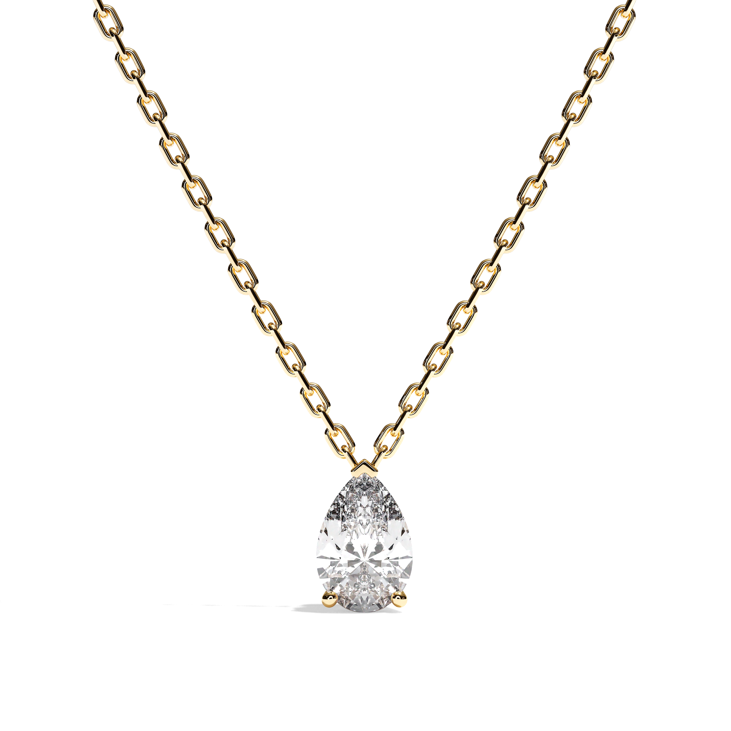 Collier Diamant Poire - L'Accueillante