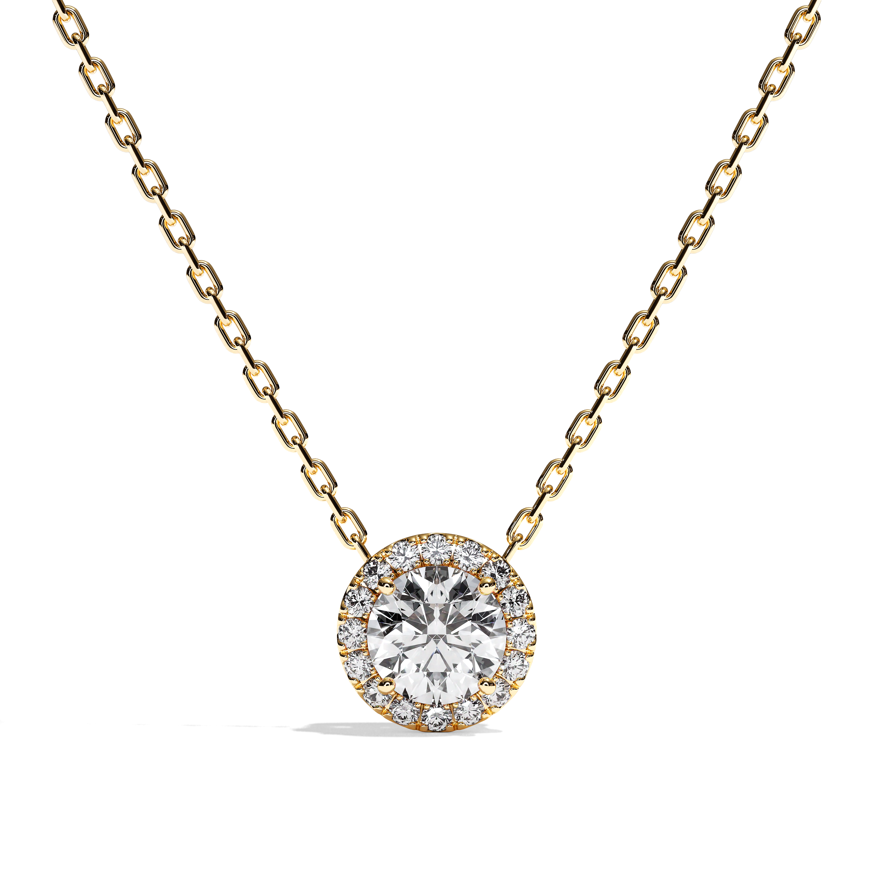 Collier Diamant Rond - Simple Entourage - L'Engagée