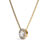 Collier Diamant Rond - Simple Entourage - L'Engagée