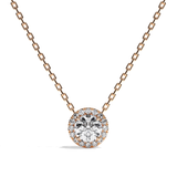 Collier Diamant Rond - Simple Entourage - L'Engagée