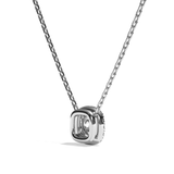 Collier Diamant Coussin - Simple Entourage - L'Épanouie