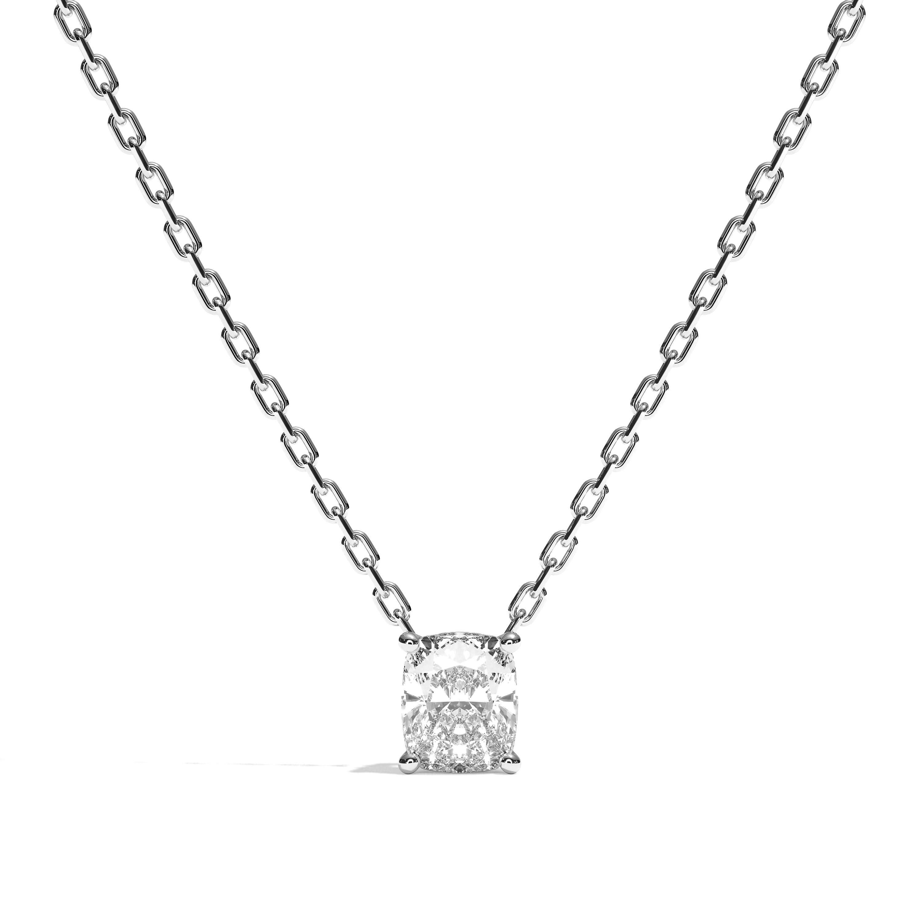 Collier Diamant Coussin - L'Intelligente
