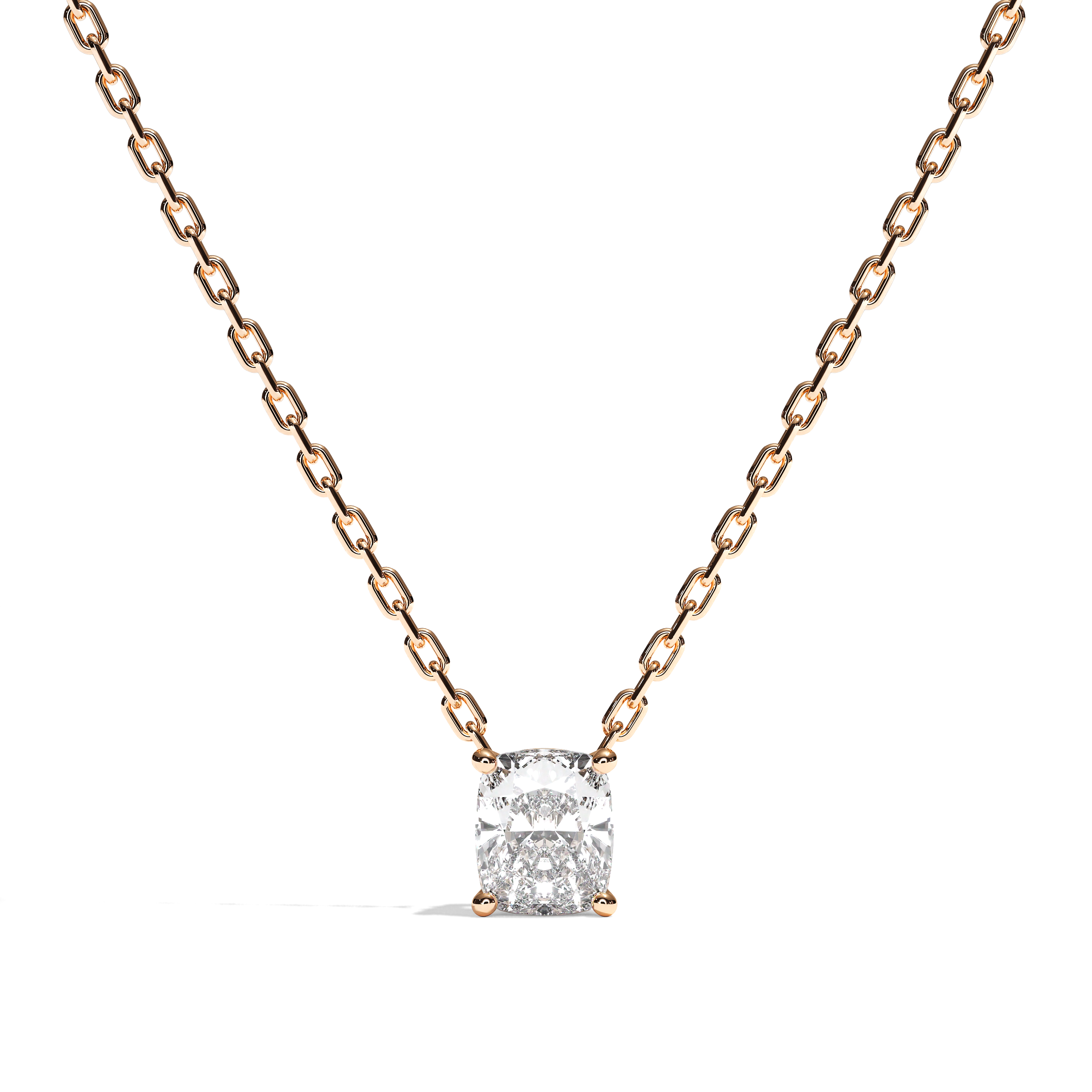 Collier Diamant Coussin - L'Intelligente