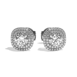 Puces Diamant Rond - Double Entourage - La Bavarde