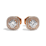 Puces Diamant Rond - Double Entourage - La Bavarde