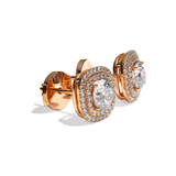 Puces Diamant Rond - Double Entourage - La Bavarde