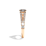Solitaire Diamant Rond Pavé - L'Idéaliste