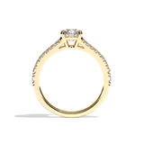 Solitaire Diamant Rond Pavé - L'Idéaliste