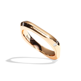 Alliance Femme Carrée Diamant - Splendide 3 mm