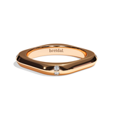 Alliance Femme Carrée Diamant - Splendide 3 mm