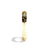 Alliance Homme Carrée Diamant - Splendide 3 mm