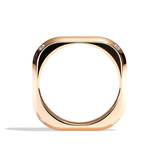 Alliance Homme Carrée Diamant - Splendide 3 mm