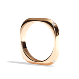 Alliance Homme Carrée Diamant - Splendide 3 mm