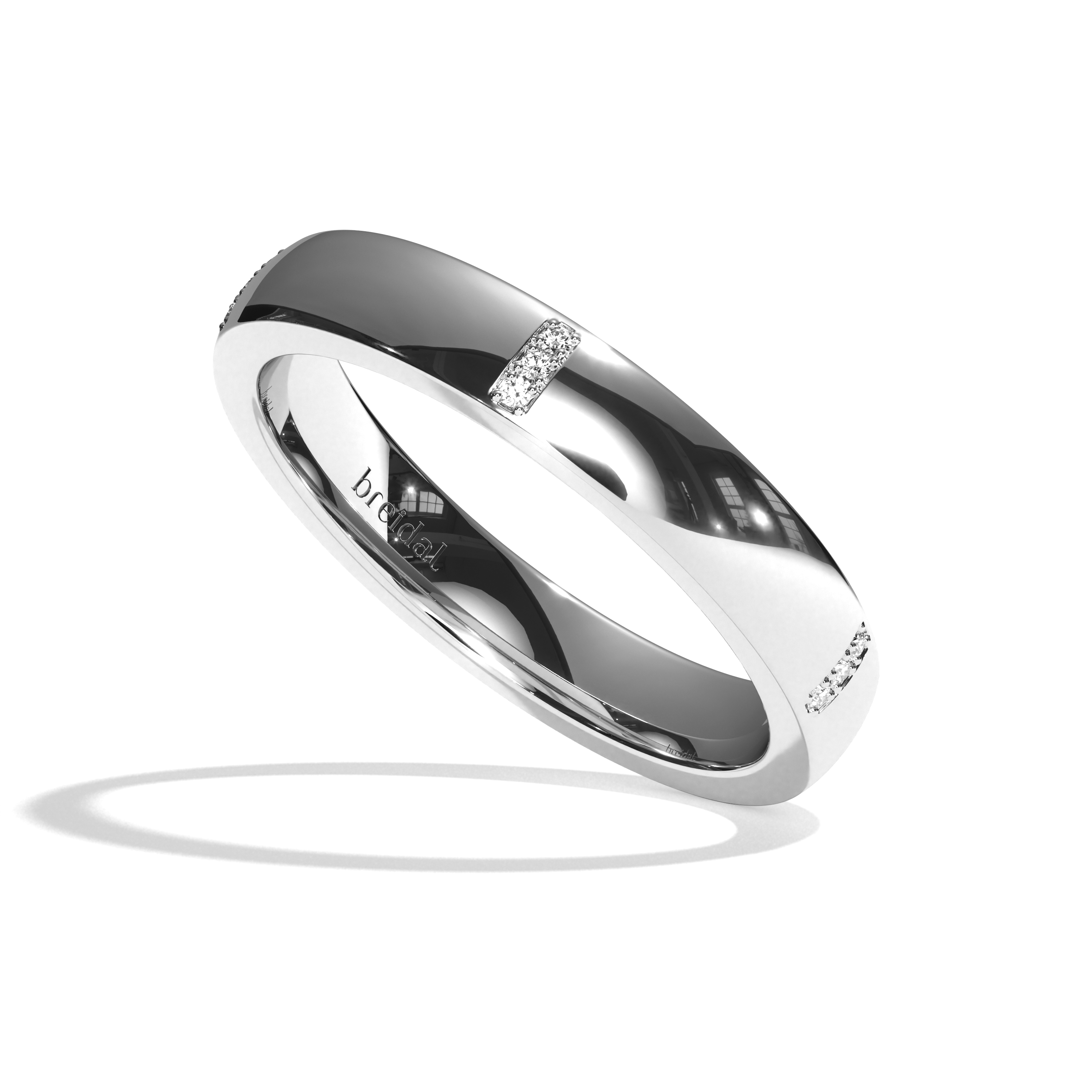 Alliance Homme Diamant - Cultivé 4 mm