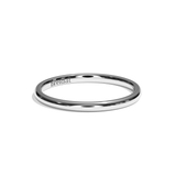 Alliance Homme Demi-Jonc Plat - Fidèle 1,5 mm