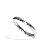 Alliance Homme Demi-Jonc Plat - Fidèle 2 mm