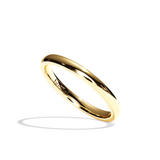 Alliance Homme Demi-Jonc Plat - Fidèle 2 mm