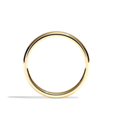 Alliance Homme Demi-Jonc Plat - Fidèle 2 mm