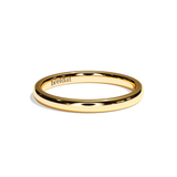 Alliance Homme Demi-Jonc Plat - Fidèle 2 mm
