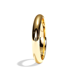 Alliance Homme Demi-Jonc - Parisien 3,5 mm