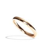 Alliance Homme Demi-Jonc Plat - Fidèle 2 mm