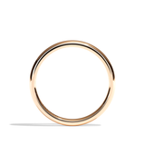 Alliance Homme Demi-Jonc Plat - Fidèle 2 mm
