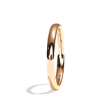 Alliance Homme Demi-Jonc Plat - Fidèle 2 mm