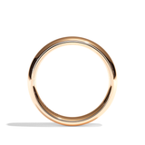 Alliance Homme Demi-Jonc Plat - Fidèle 4 mm