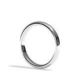 Alliance Homme Demi-Jonc Plat - Fidèle 2,5 mm