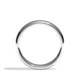 Alliance Homme Demi-Jonc Plat - Fidèle 4 mm