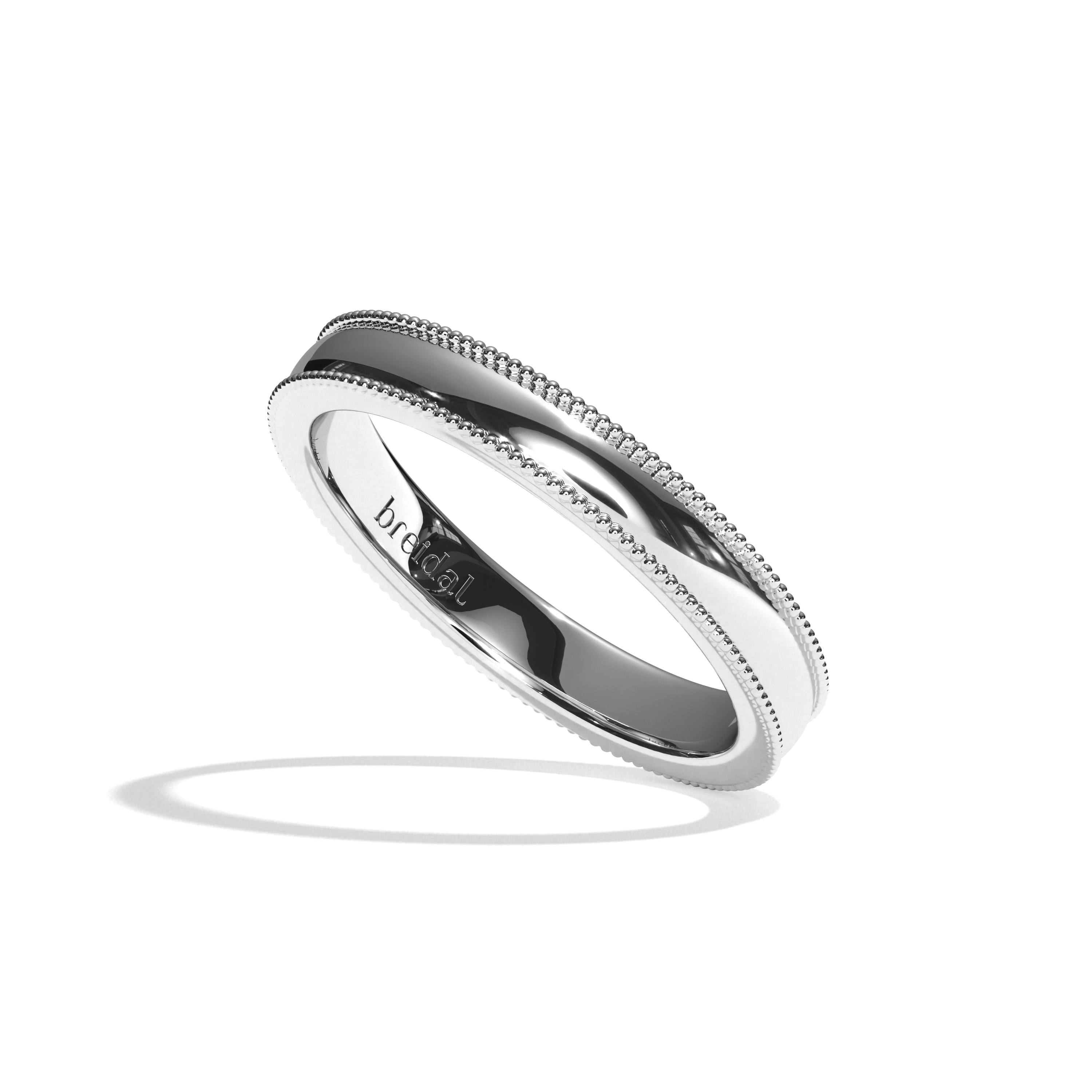 Alliance Homme Perlée - Romantique 3 mm