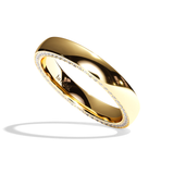 Alliance Homme Diamant - Joyeux 4 mm