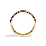 Bague Double Anneau Diamant semi pavée - Réconfortante