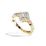 Bague de Fiançailles Pavée - Philosophe