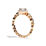 Bague de Fiançailles Pavée - Philosophe