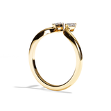 Bague Toi et Moi Diamant Navette - Sereine